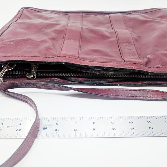 Vintage Bags Vintage Crossbody Drop Handle Briefcase Maroon Red Poshmark